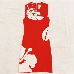 Staud Chili Floral Knit Dress